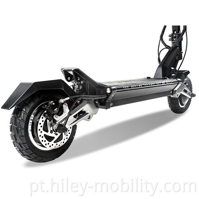 black electric scooter